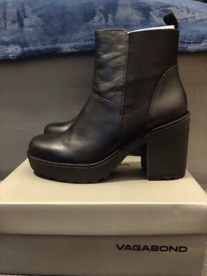 Vagabond Libby Chelsea Boots (Leder, Schwarz, Größe 40)