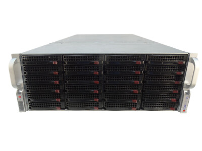 SuperMicro 8048B-TRFT 4x E7-8890V4 - 96 core - H/W RAID 9361-16i NO RAM 24 Drive