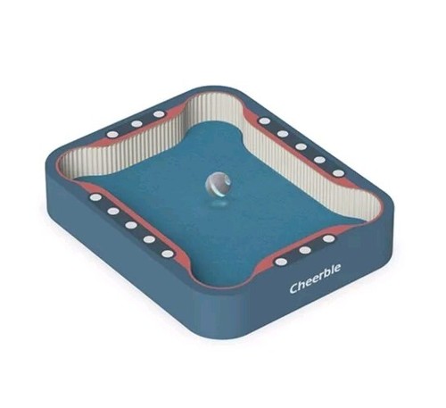 Cheerble Board Game All-in-one Interactive Toy for Cats Billiard Blue/Greyball - Picture 5 of 5