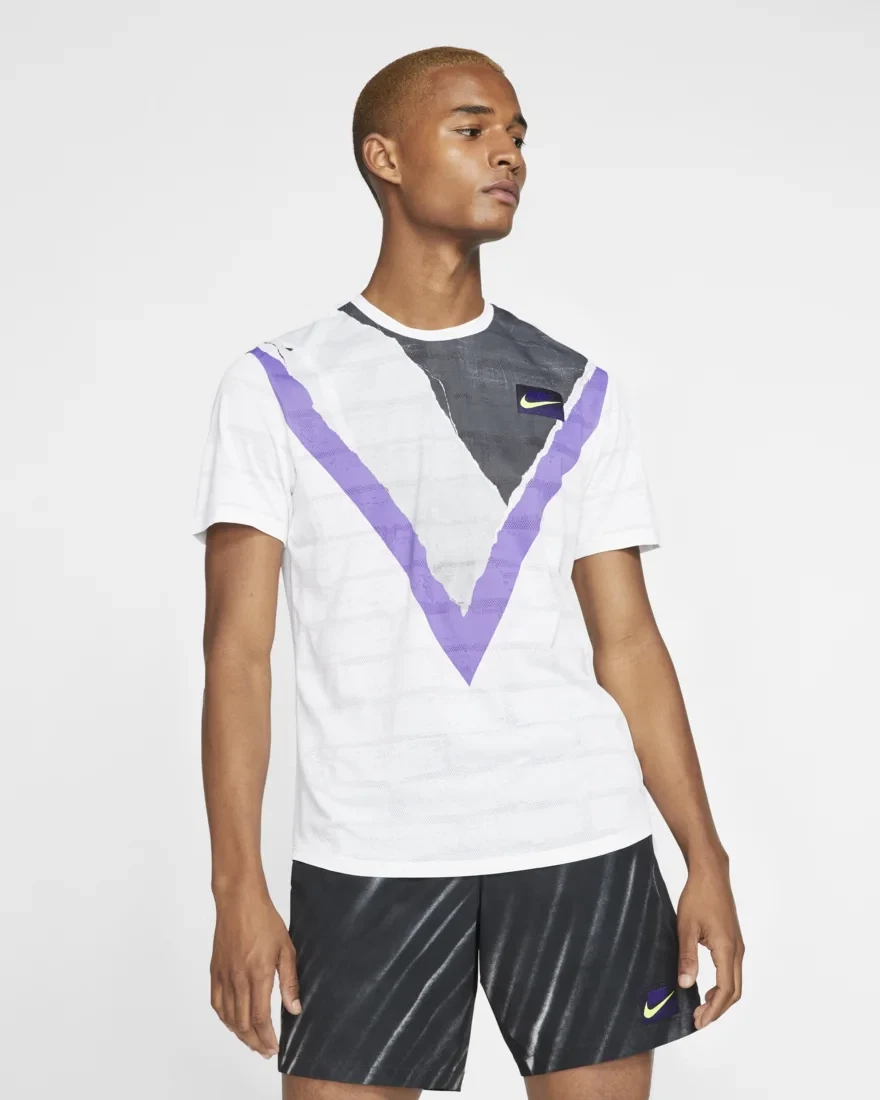 MENS NIKE NEW YORK COURT DRY CHALLENGER TENNIS TOP T SHIRT SIZE