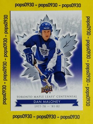 Dan Maloney, Toronto Maple Leafs, 2017, Centennial Edition, #32