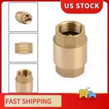 DN20 3/4" NPT In-Line Check Valve Brass Spring Loaded Inline 200PSI