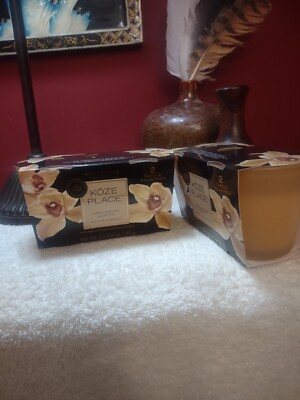 2- 2Pac Koze Place Vanilla Bliss And Orchidsented Candles