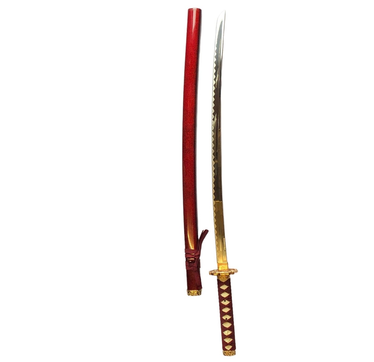 KEN SAWADA SU STEELHEADER LIMITED レッド Samurai Sword | Handmade Japanese Samurai Sword 1060 Carbon