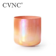 CVNC 432Hz 7" D Navel Clear Alchemy Crystal Singing Bowl Sound Healing Reiki
