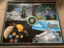 Scott 3409-13 2000 Space, collection of 5 souvenir uncut sheets with holographic