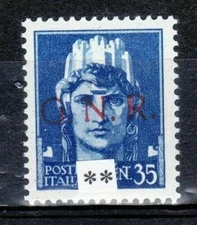 555 - R.S.I. 1944** - REPUBLICAN NATIONAL GUARD - No.476 - 35 c