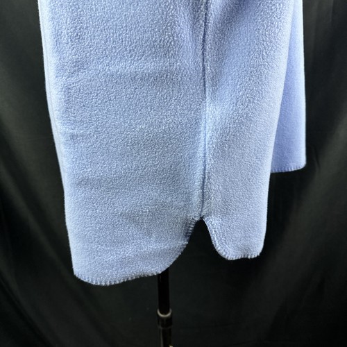 Suéter de lana suave LL Bean azul claro cuello en V para mujer grande regular - Imagen 6 de 8