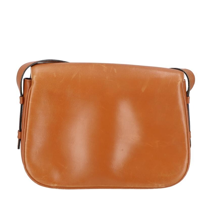 CELINE ブラウンレザードラムバッグ CELINE(セリーヌ) Drum-shaped mini Boston bag/ドラム型ミニ
