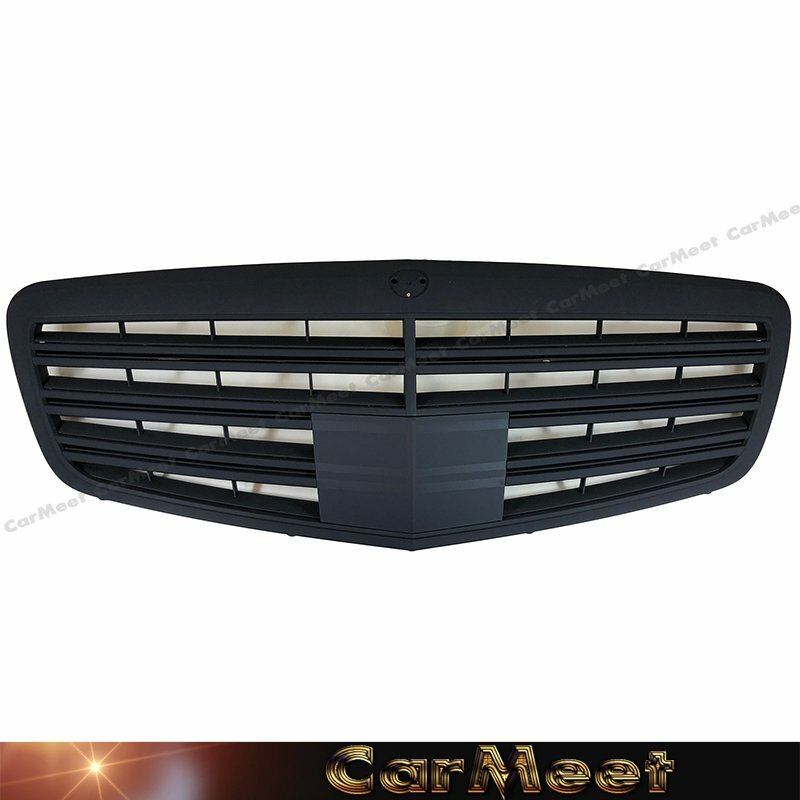 W221 Sクラス ベンツ S65AMGルックグリル マッドブラック For BZ 10-13 W221 S-Sedan MS Look Front Frame Grille Mask