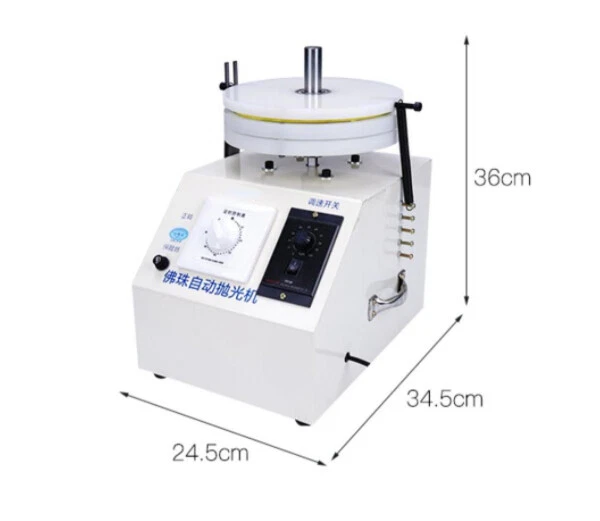 Bead Polishing Machine Desktop Round Wooden Bead Polisher Grinding Mill Machine - Image 3 of 3