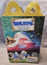 Smurfs Lost Village 2017 McDonalds Happy Meal Box