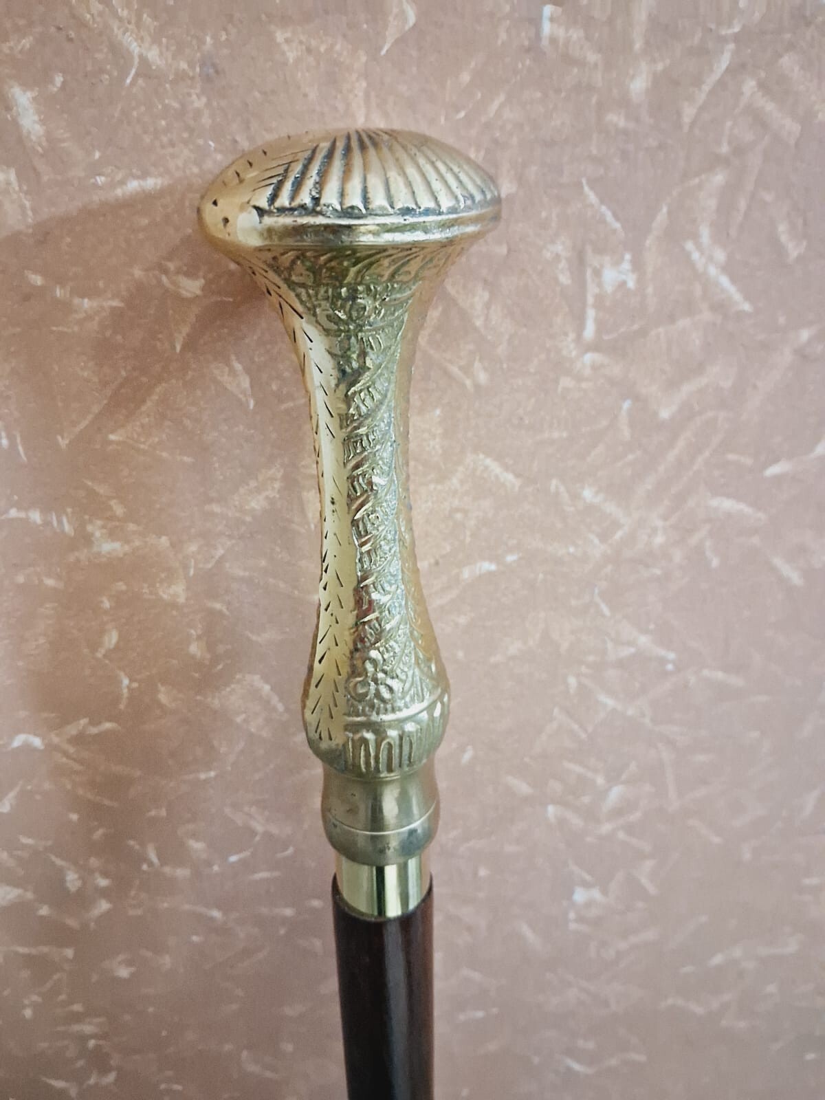 Long Designer Solid Brass Head Walking stick Anti… - image 9