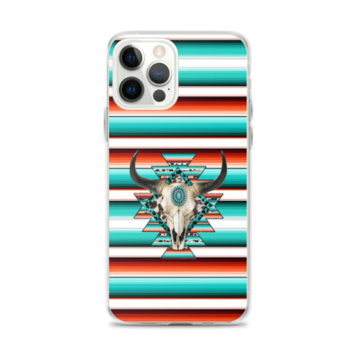 Retro Western Handyhülle Für IPhone 16 Pro – Coole TPU Hülle Mit Boho-Cowboy Design (stoßfest)