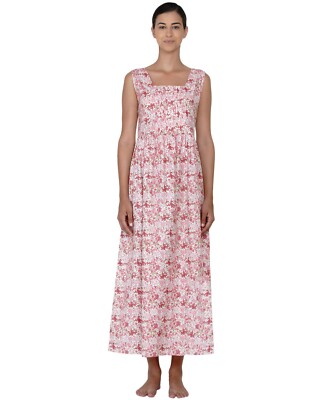 Cotton Lane Cotton Lane Kleid mit eckigem Ausschnitt