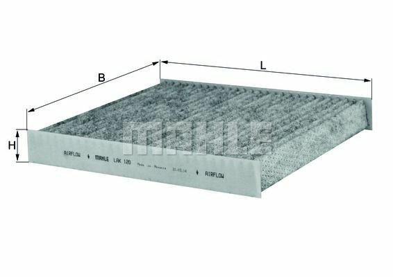 Mahle Innenraumfilter Aktivkohle FüR Skoda Fabia I Ii,Felicia I Ii,Roomster-image