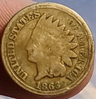1863 Civil War Era Indian Head Cent Penny Good Quality