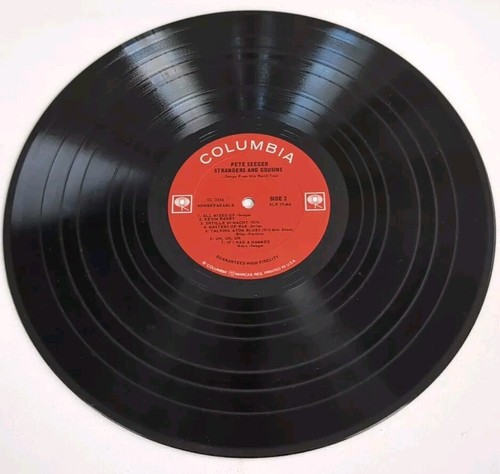 Pete Seeger "Strangers and Cousins: Songs from Tour" 1965 LP Columbia CL 2234 - Picture 4 of 4
