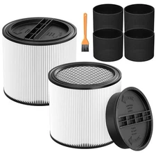 90304 Replacement Filter Kit Compatible with Shop Vac Cartridge Filter 90350 ...