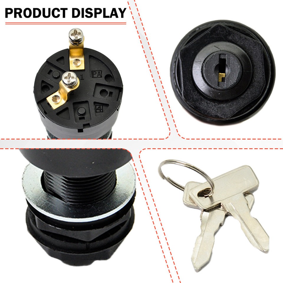 Ignition Key Switch For Golf Cart Club Car DS Electric 36V/48V 1996 ...