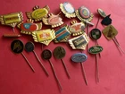 Huge lot of   MOTORCYCLES   lapel pins   (from all over the world)  60s  (tig02)