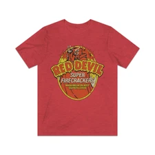 Red Devil Super Firecrackers 1948 Vintage Men's T-Shirt