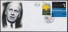 ISRAEL Sc #08008.1 FDC/SC INT'L HOLOCAUST REMEMBRANCE DAY with OSKAR SCHINDLER