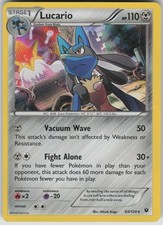 Lucario (63) 63/124 Holo Rare XY - Fates Collide LP