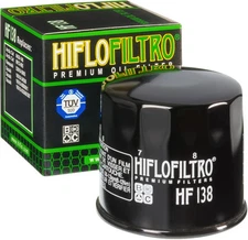 Hiflo Oil Filter Black #HF138 for Suzuki/Cagiva/Aprilia