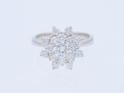 Ring 0,50 Karat Solitaire Brillant 0,80 Karat Brillanten 585 Gold 14 Karat deta