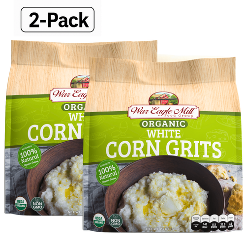 War Eagle Mill Bio weiße Maiskörnung, 24 Unzen Beutel (2er Pack) - Bild 1 von 7