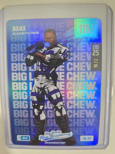 Bo Jackson Battle Arena Big League Chew Bojax NCCS SSP Blue Raspberry 7/16 BLC-6