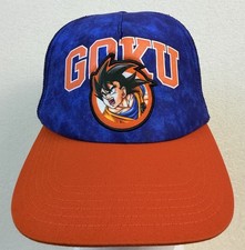 Dragon Ball Z Goku Unisex Blue Trucker Hat Bird Studios TOEI Anime OSFM Snapback