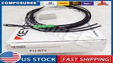 1PC Keyence FU-67V 5M Fiber Optic Sensor FU67V Digital Fiber Unit New In Box