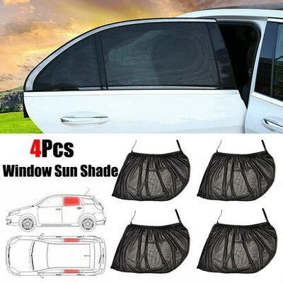 4X For Toyota Window Sun Shade Cover Rear L & R Shield Block Protection Privacy
