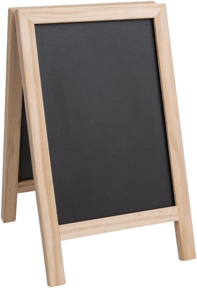 Olympia Mini Folding Menu Board 250x150mm - Easy Wipe, Durable, Sturdy, Hotel R