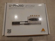 Behringer U-Phone UFO202 audiophile USB audio interface built-in phono preamp