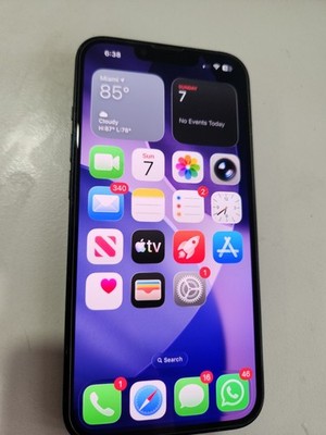 Apple iPhone 13 - 128 GB - Midnight (AT&T) NO face ID everything else Excellent