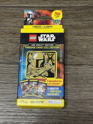 New LEGO Star Wars Series 4 Blister Pack w/ Gold Mandalorian LE Card