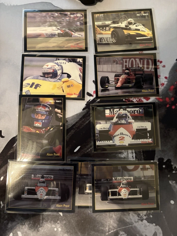 1991 ProTrac’s Formula 1 F1 - 2 PSA 9s + 120 Similar Cond Cards, Senna Prost - Image 4 of 4