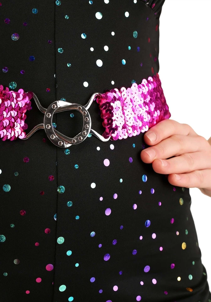 Fantasia feminina de boneca discoteca sexy moda adulta - Imagem 2 de 4