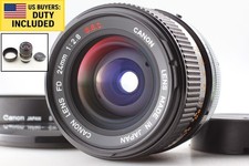 [TOP MINT w/ Hood] Canon FD 24mm f/2.8 S.S.C. SSC Wide Angle MF Prime Lens JAPAN