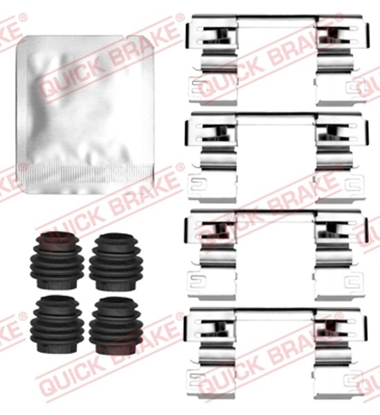 ZubehöRsatz Scheibenbremsbelag Quick Brake 109-0147 FüR Hyundai Santa Fe 4 Tm-image