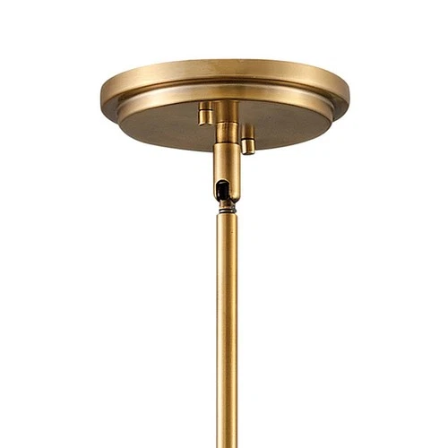 Hinkley Argo 20" Wide Satin Black and Brass LED Dome Pendant Light - Picture 9 of 9