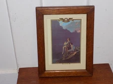 Vintage Edison Mazda Lamps Parrish Print Advertising in Frame