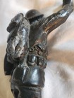 antique cast iron soldier solid — photo 5