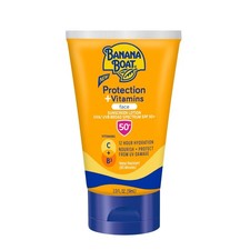 Banana Boat Protection  Vitamins Face Sunscreen Lotion SPF 50  Travel Sz 2 oz