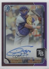 2015 Bowman Draft Chrome Pick Purple Refractor /250 Chris Betts #BCA-CB Auto 7m3