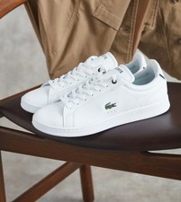 LACOSTE women white trainers size 3,5 uk