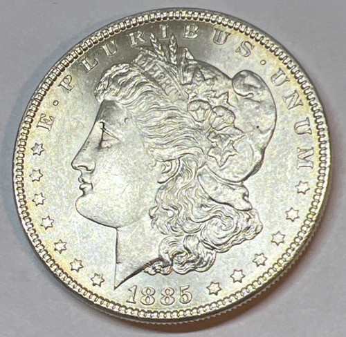 1885 Morgan Silver Dollar GEM BU